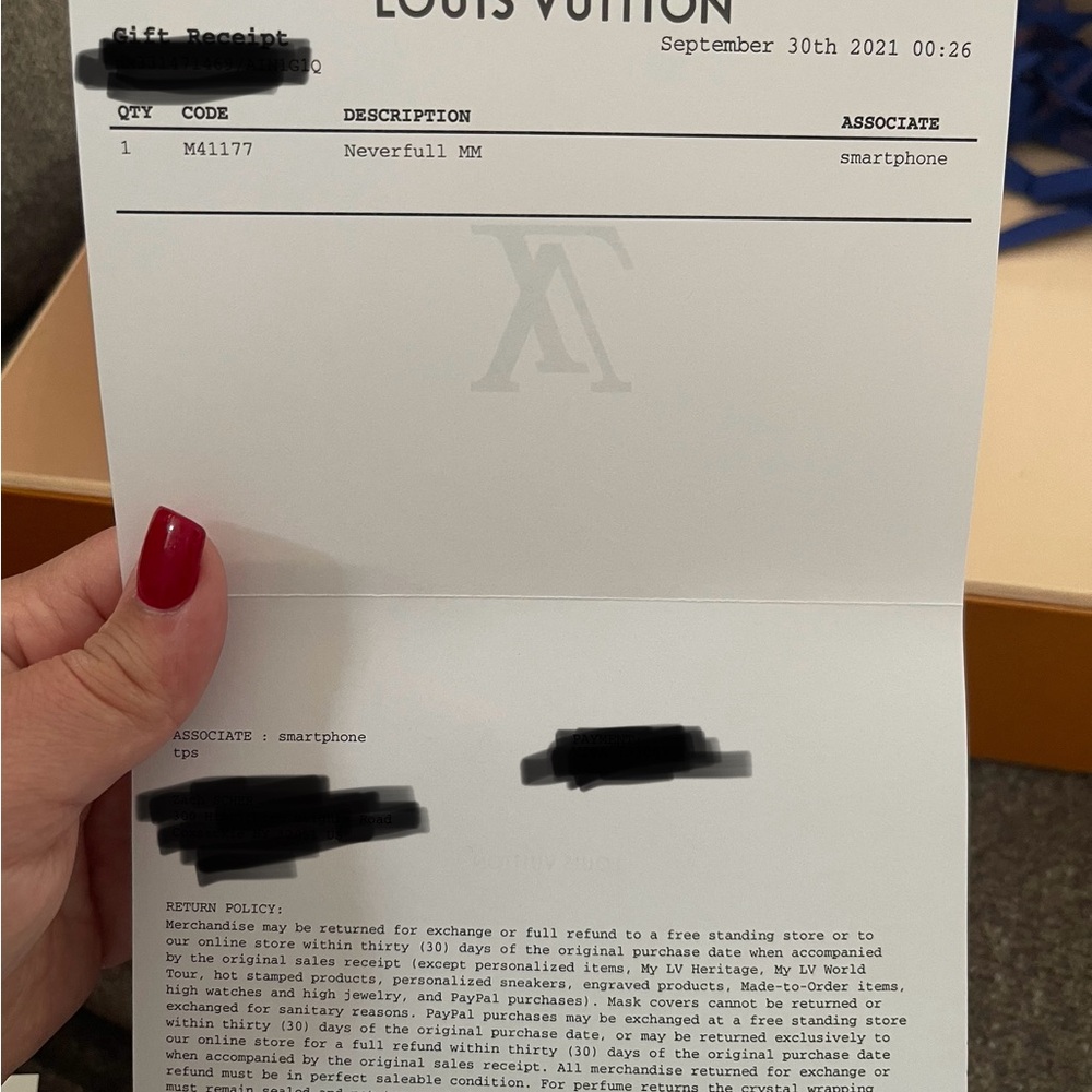 AUTHENTIC BRAND NEW Louis Vuitton Neverful MM and pouch - Picture 14 of 16